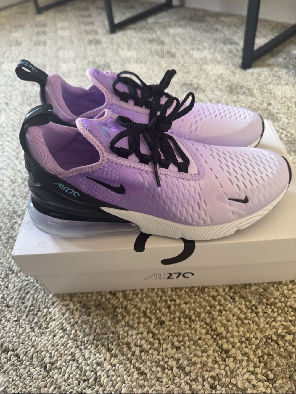 Nike Lilac and Black Air Max 270 - Picture 2 of 7